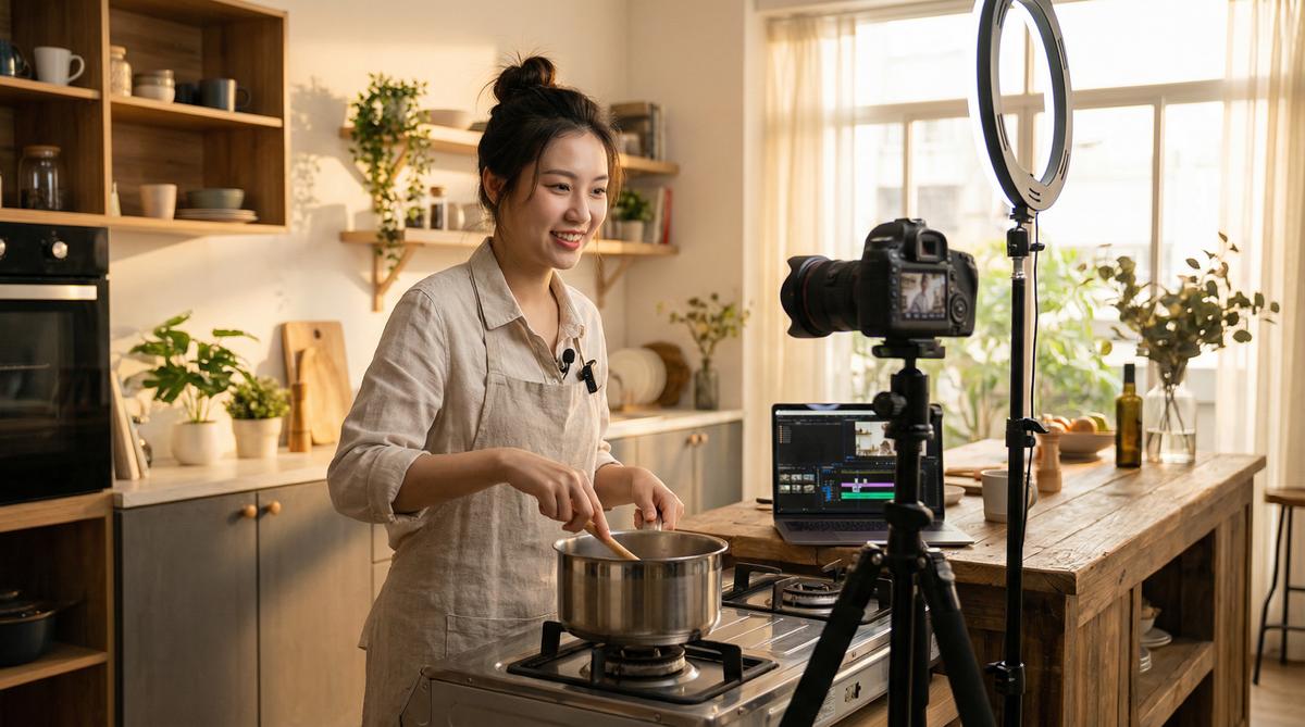 抖阴视频-美食VLOG视频